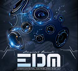 DJ音乐海报/传单模板：EDM DJ Flyer Template
